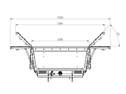 Big BM Multi purpose bucket#1700L, 2200mm