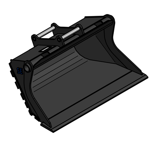 S45 Grading bucket 450L 1500mm WS DG  25° Top angle